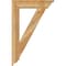 Ekena Millwork Traditional Traditional Rough Sawn Bracket, Western Red Cedar, 4"W x 22"D x 34"H BKT04X22X34TRA01RWR - alternate 4